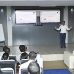 Dr Anindya Bose gives his speech on GNSS