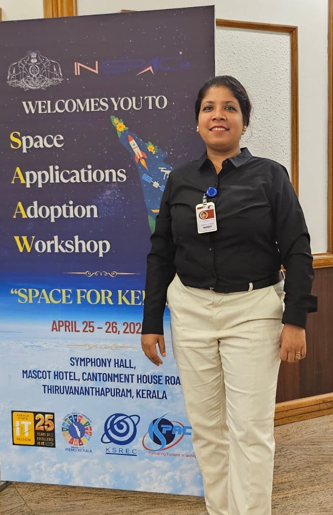 News 11 NavitoCS's Dr Shreya Sarkar attends in Kerala ISRO SAAW workshop